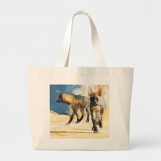 Striped Hyaenas 2010 Grote Tote Bag (Voorkant)