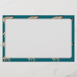 Striped Hyenas Briefpapier