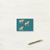 Striped Hyenas Post-it® Notes (Op bureau)