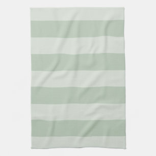 Striped Light Green Kitchen Towl Theedoek