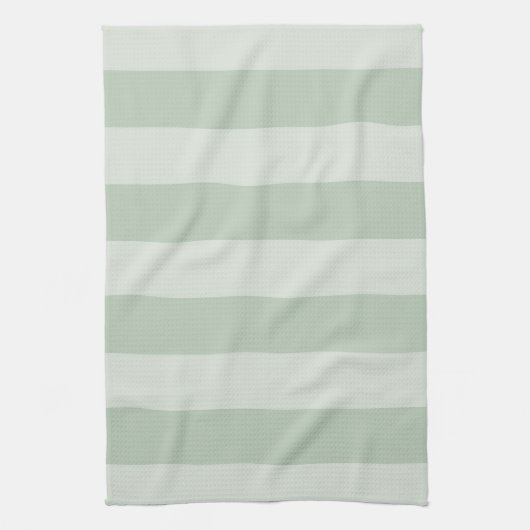 Striped Light Green Kitchen Towl Theedoek (Verticaal)