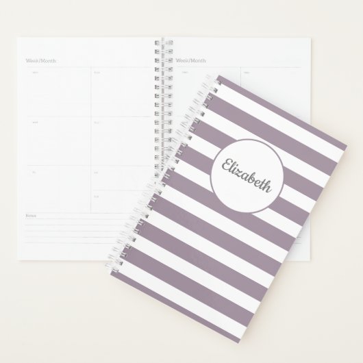 Striped Name Planner (Display)