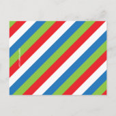 Striped Number Count - Valentijnse kaarten (Achterkant)