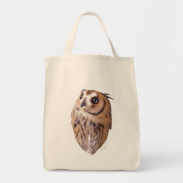 Striped owl  ショッピングトート tote bag