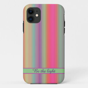Striped pastel kleurrijke design iPhone draagtas iPhone 11 Hoesje