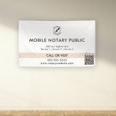 Striped Pink Notary Openbare Logo Website QR Evene Spandoek
