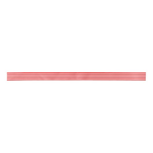 STRIPED RED Ribbon Lint (Voorkant)