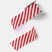Striped Red White Lint (Achterkant)