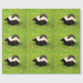 Striped Skunk Cadeaupapier (Vlak)