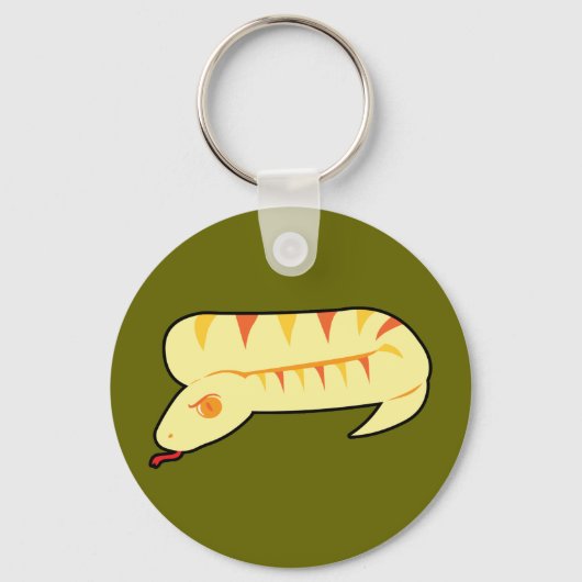 Striped Snake Sleutelhanger (Voorkant)