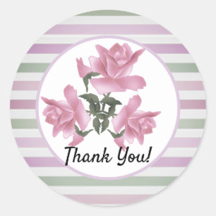 Striped subtiele, klassieke ronde sticker pap