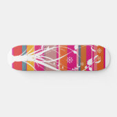 Striped Whimsy Skateboard (Horizontaal)