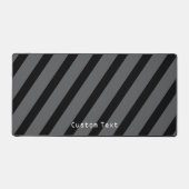 Striped with Computer Text Gray and Black (Recto)