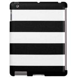 Striped (zwart-wit) | Horizontaal)  iPhone 13 Hoesje