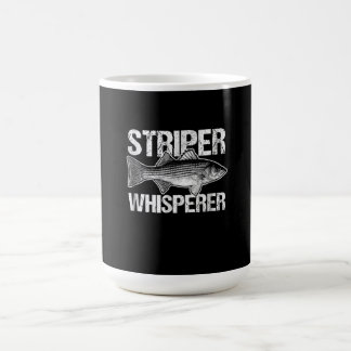 Striper Whisperer Vist Lover Gift Koffiemok