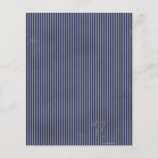 stripes86 DARK NAVY BLUE WHITE GRUNGE STRIPES PATT Flyer (Voorkant)