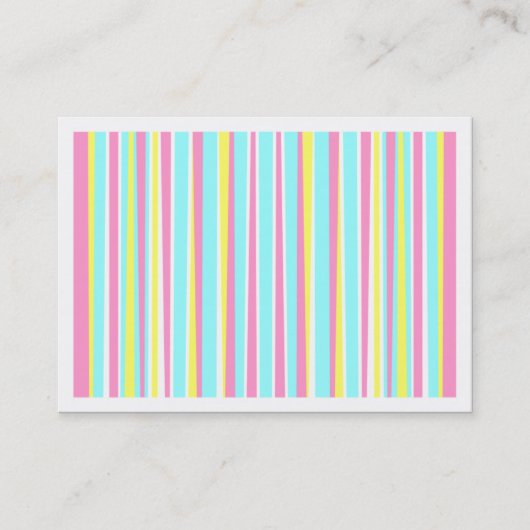 Stripes abstract visitekaartje (Voorkant)