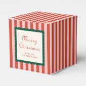 Stripes and Scallops Holiday Bedankdoosjes (Voorkant Zijde)