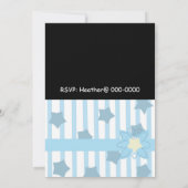 Stripes and Stars Anniversaire Invitation (Dos)