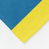 Stripes | Blauw & Geel |  Fleece Deken (Hoek)