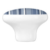 Stripes Blue Keramische Knop (Zijkant)