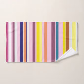 Stripes Colorées Serviette De Salle De Bains (Serviette à main)