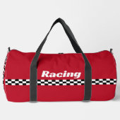 Stripes de course Design Duffel Sac (Recto)