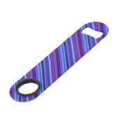 stripes en bleu et purple (Dos Angle)