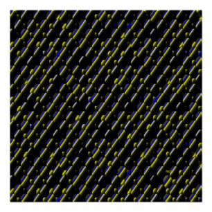 Stripes en bubbels... perfect poster
