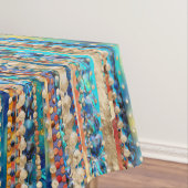 Stripes en kralen tafelkleed (Voorbeeld)