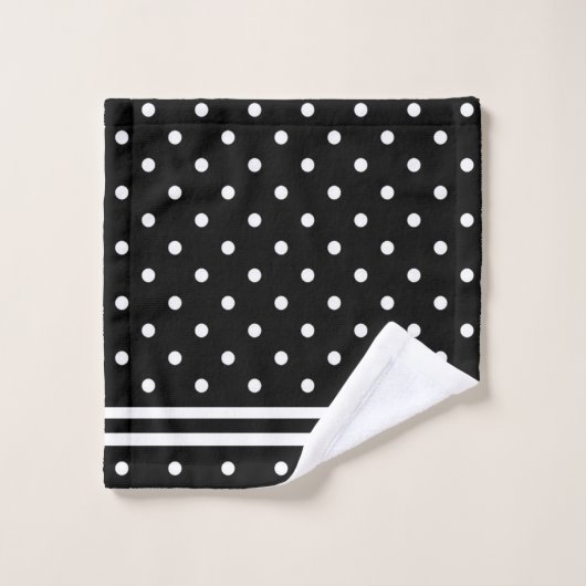 Stripes en Polka Dots Bad Handdoek (Wasdoekje)