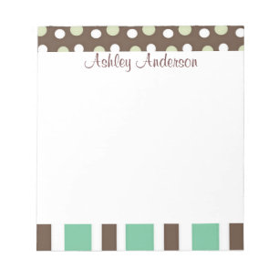 Stripes en Polka Dots Personal-laptop Notitieblok
