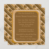 Stripes en Stippen - Chocolade-pindaknoter Kaart (Voorkant / Achterkant)