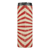 Stripes en Valentijnen met hart Thermosbeker (Achterkant)