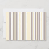 Stripes Et Invitation Au Baby shower De Paisley (C (Dos)