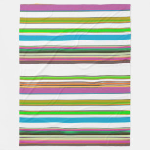 STRIPES FLEECE DEKEN