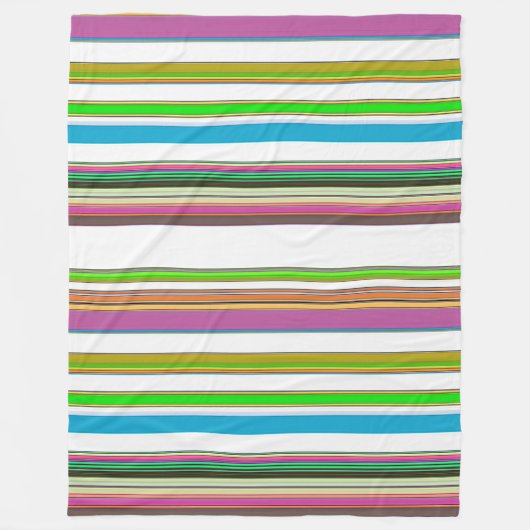 STRIPES FLEECE DEKEN (Voorkant)