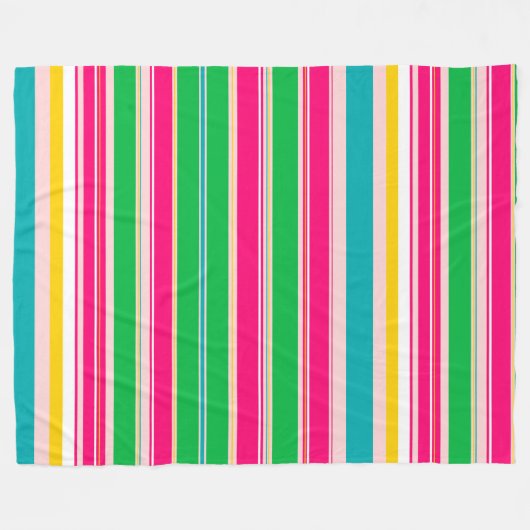 Stripes Fleece Deken (Voorkant (Horizontaal))
