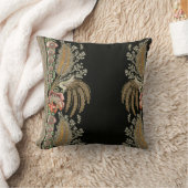 Stripes Floral Elegant Brocade Gold C Kussen (Deken)