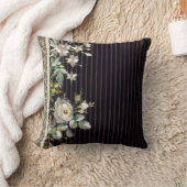 Stripes Floral  Elegant Brocade Pin Stripe Kussen (Deken)