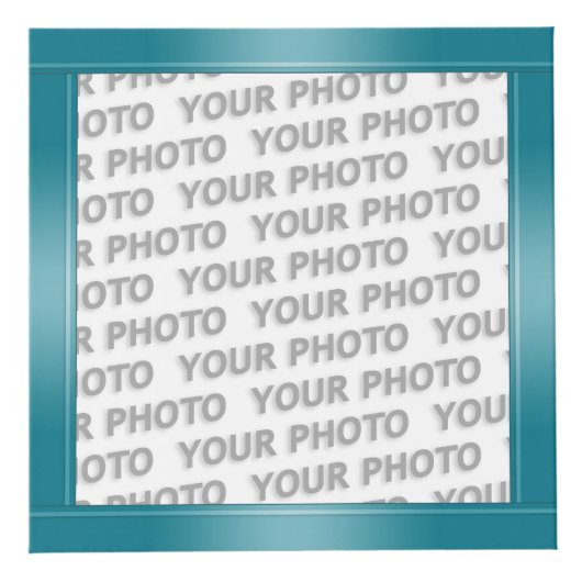 STRIPES gradiënten - oceaanblauw + uw ideeën Kubus (Rechts)