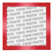 STRIPES-gradiënten - rood + uw ideeën Kubus (Rechts)