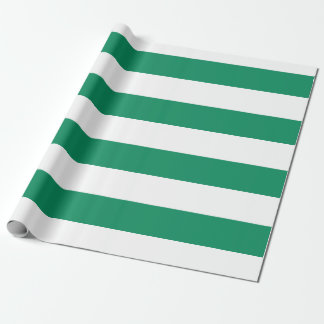 Stripes | Groen en wit |  | Cadeaupapier