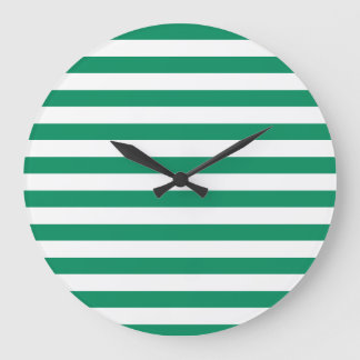 Stripes | Groen & Wit | | Grote Klok