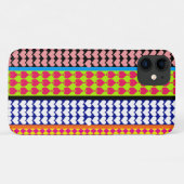 Stripes Hearts Diamonds Boho Gemengd ontwerp Case-Mate iPhone Case (Achterkant (horizontaal))