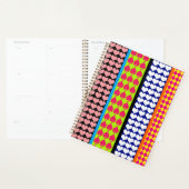 Stripes Hearts Diamonds Boho Gemengd ontwerp Planner (Display)