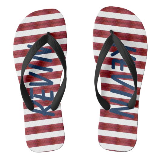 Stripes in Abstracte Teenslippers (Voetbed)