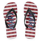 Stripes in Abstracte Teenslippers (Voetbed)
