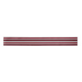 Stripes in veenbes, grijs en rood lintje lint (Voorkant)