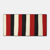 Stripes inégales - Rouge et Crème (Recto)